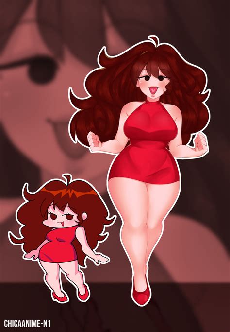 Friday night funkin' - Girlfriend Fanart by ChicaAnime-n1 on DeviantArt