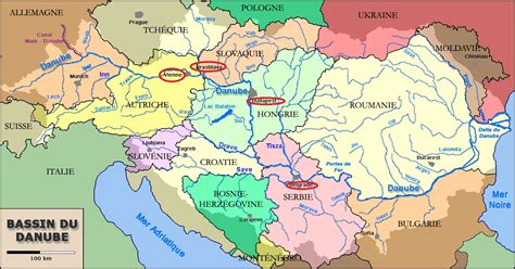 Capitales d'Europe traversées par le Danube