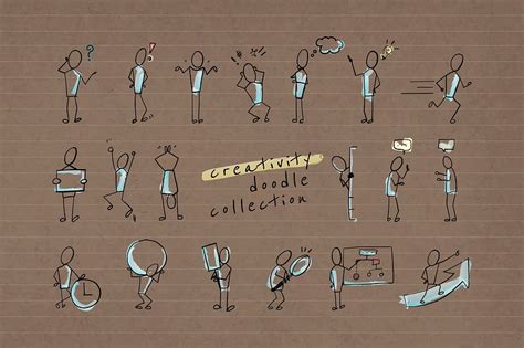 Creativity doodle design collection vector | Premium Vector - rawpixel