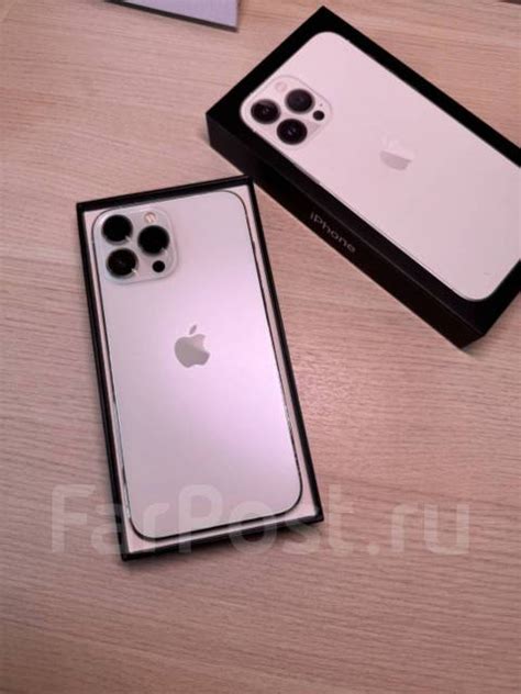 IPhone 13 pro max 256, 6.70", моноблок, белый, 5G, б/у, в наличии. Цена ...
