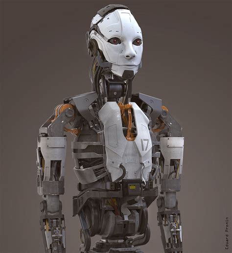 Human-robot design , Eduard Pronin | Human robot, Robot art, Robot design