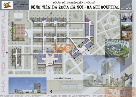 kien truc benh vien da khoa ha noi