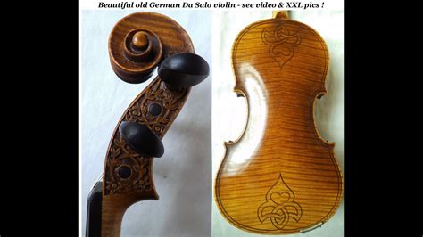 Very beautiful German Gaspar da Salo violin 250 - YouTube