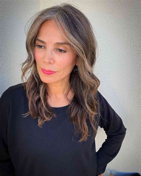 16 Flattering Long Hairstyles for Women Over 50