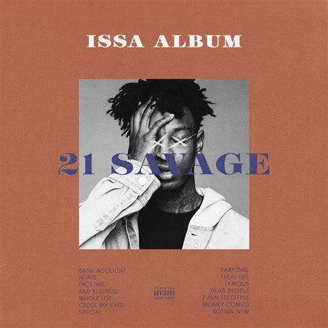 ISSA ALBUM - 21 SAVAGE : r/freshalbumart