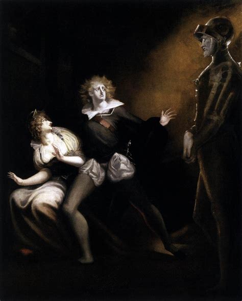 Gertrude, Hamlet and the Ghost of Hamlet's Father, 1785, Henry Fuseli ...