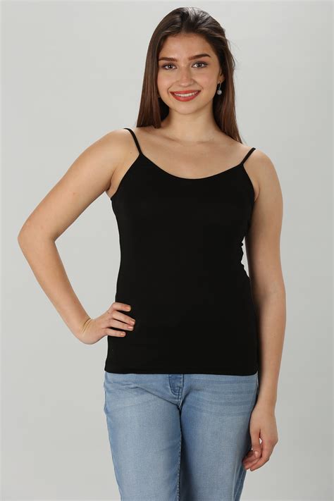 Buy Stylish Black Camisole Top For Women Online