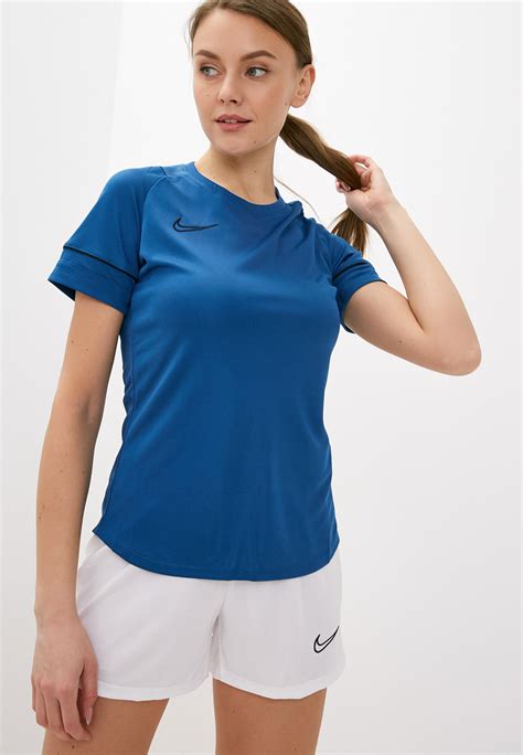 Футболка спортивная Nike W NK DF ACD21 TOP SS, цвет: синий ...