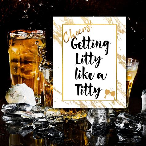 Getting Litty Like A Titty Printable Digital Home Decor Sign Love is