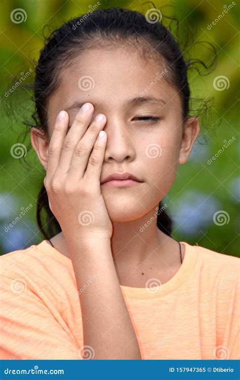 An a Shameful Youthful Person Stock Image - Image of embarrassed, youth ...