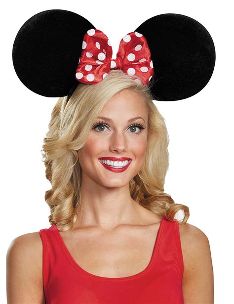 Adult Oversized Minnie Mouse Ears – Disney Halloween Accessory for