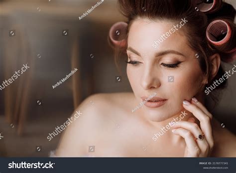 Beauty Concept Portrait Beautiful Young Showy Stock Photo 2178777341