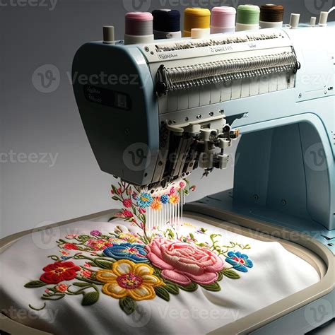 Modern and automatic high technology embroidery machine for textile or