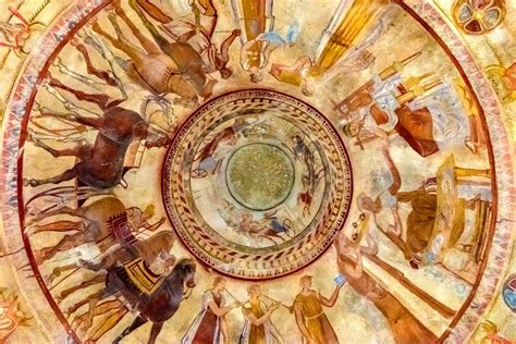 Фрагмент от Казанлъшката тракийска гробница (Снимка: Shutterstock ...