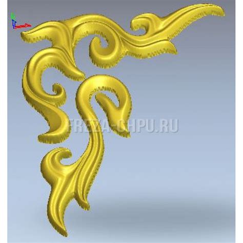 Узор 018 3d файл рельеф арткам купить, цена в Екатеринбурге