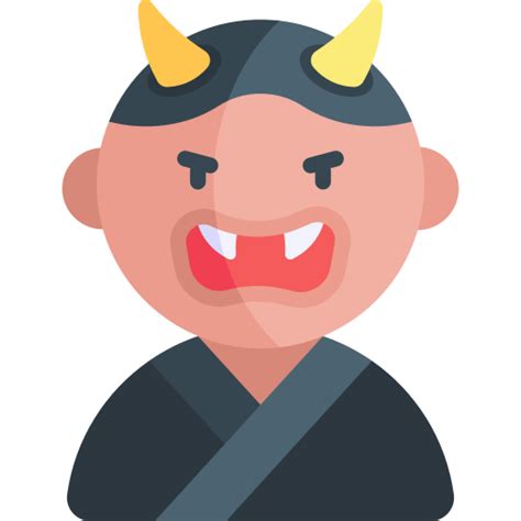 Hannya Kawaii Flat icon