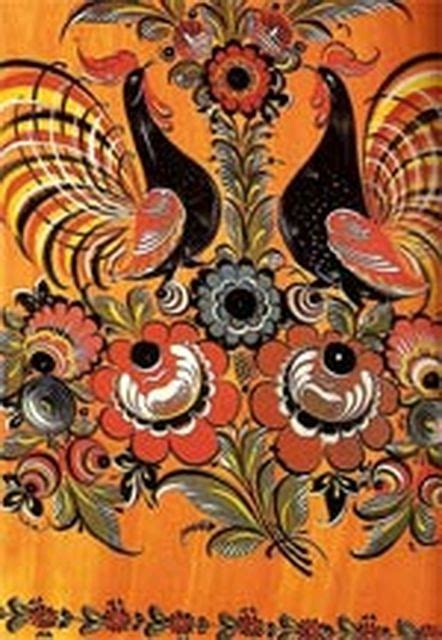 Городецкая роспись : smittik — LiveJournal