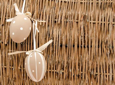Premium Photo | Decorated easter eggs