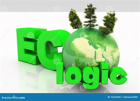 ECO logic stock illustration. Illustration of background - 16324205