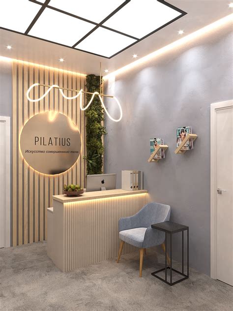 Дизайн интерьера студии пилатеса | Studio interior, Yoga studio design ...
