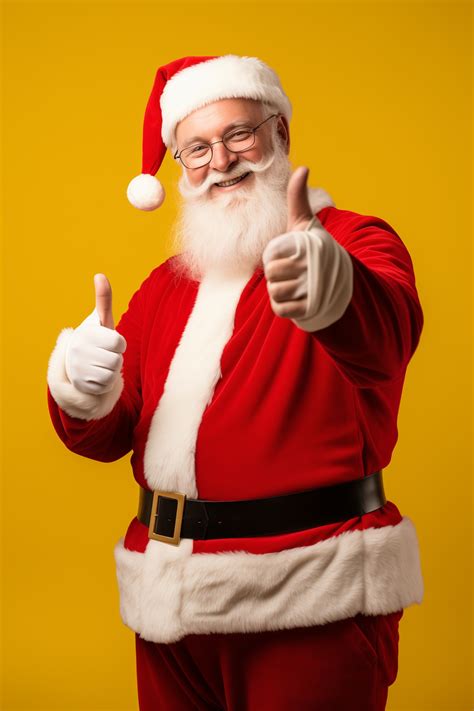Santa Claus With Thumbs Up Free Stock Photo - Public Domain Pictures