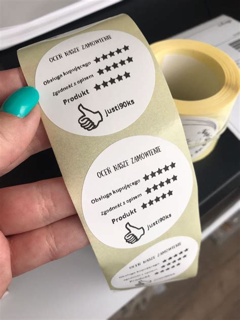 TWOJE WŁASNE LOGO - Naklejki 5cm (czarny nadruk) KRU-GOOD.PL