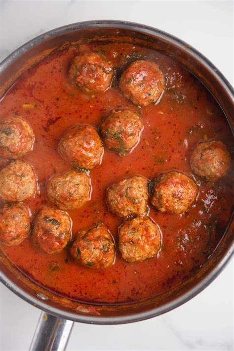 Easy Pork Meatball Pasta With Sauce - Real Greek Recipes
