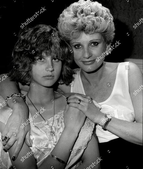 Actress Jill Ireland Her Daughter Zuleika Editorial Stock Photo - Stock