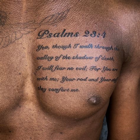 What Experts Say About Verse Tattoos On Chest Becoming Widely Discussed