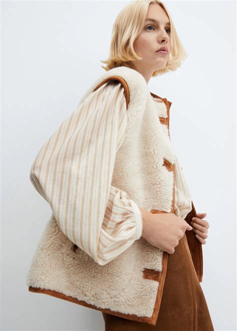 master cozy season   shearling pieces