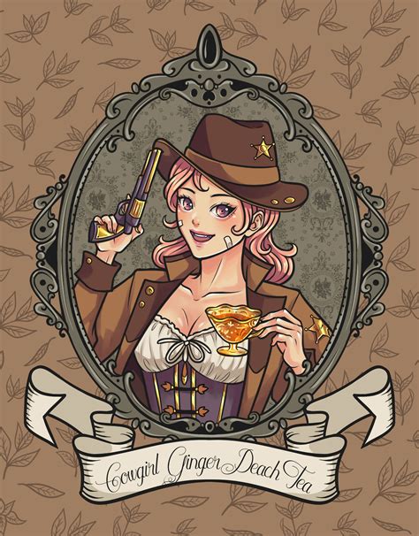 Cowgirl Ginger Peach Tea - Anime Teahouse