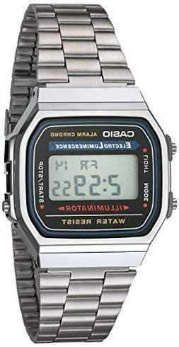 Casio Men's A168WA-1 Electro Luminescence Watch