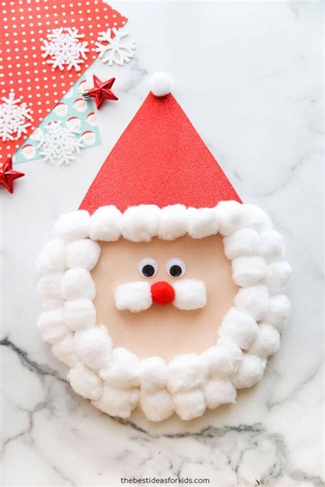 Paper Plate Santa | Christmas crafts for kids, Santa crafts, Christmas ...