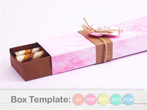 Skinny Slider Box Template - PackagingCreative Fabrica