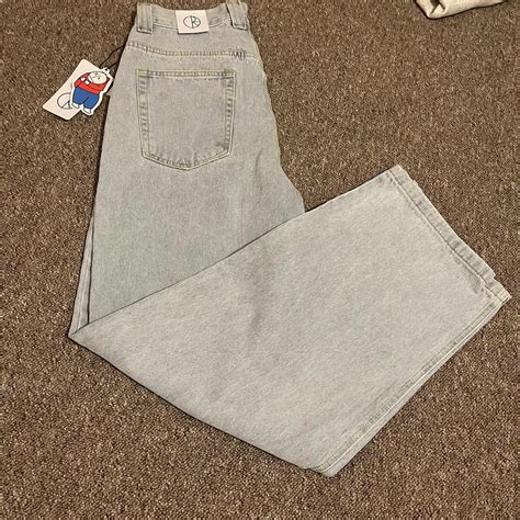 Polar big boy jeans, light blue size S New and... - Depop