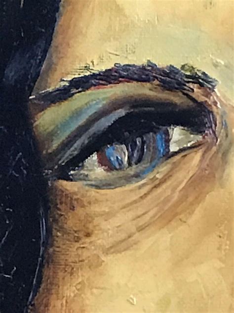 Sophie Danielle Rubinstain - Large 1960's French Modernist Portrait