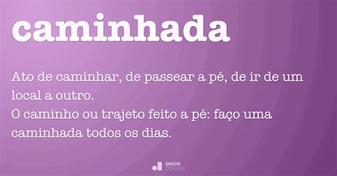 Como Se Escreve Caminhada