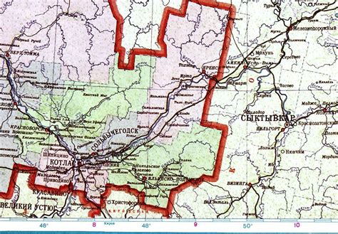 Карта Архангельской области | Летопись Урдомы