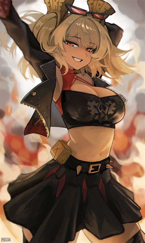 burnice white (zenless zone zero) drawn by m3ru | Danbooru