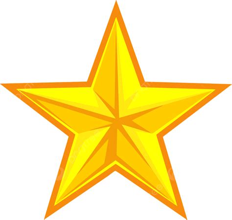 Estrella De Navidad Dorada De Dibujos Animados PNG ,dibujos Dibujos ...