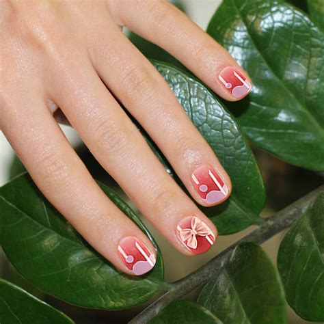 iju7gthy Acrylic Nails for Kids Age 9 French Tip Pressing Nails, 24 ...