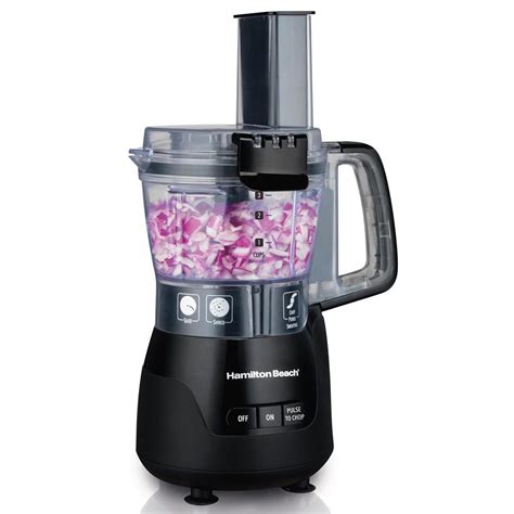 hamilton beach  cup stack snap compact food processor  blending