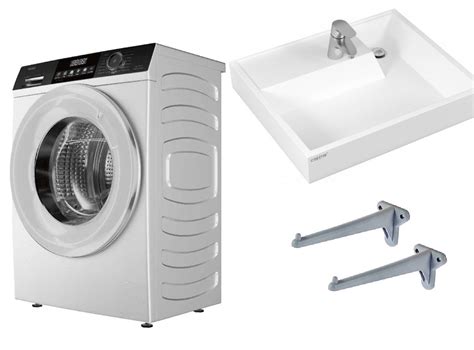 Стиральная машина Haier HW65-BP129302B с раковиной Юпитер 50 над ...