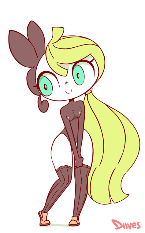 Rule 34 - 1girls animated aqua eyes areolae artist name black legwear