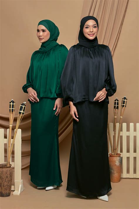 Lini Loose Set In Emerald Green - Hajuwa Online Boutique