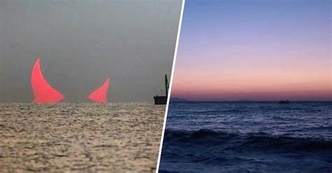 "Рога дьявола": фотографии необычного восхода солнца
