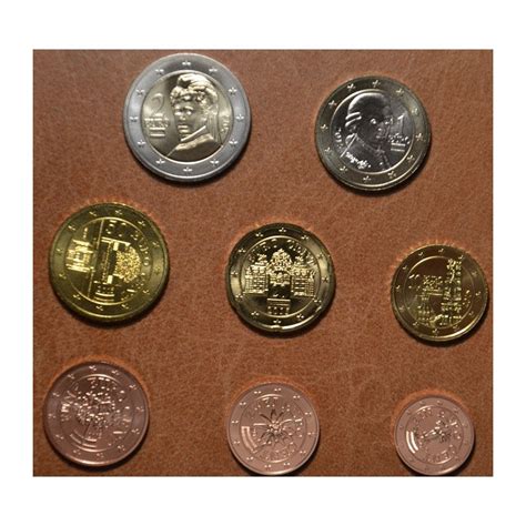 eurocoin eurocoins Set of 8 coins Austria 2015 (UNC)