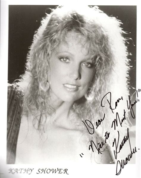 KATHY SHOWER 8 X 10 BW PHOTO SIGNED VERY RARE on eBid United States