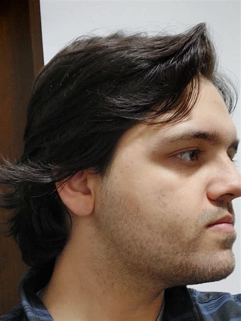 Letting my hair grow for the first time, 8 months clean shave, should i