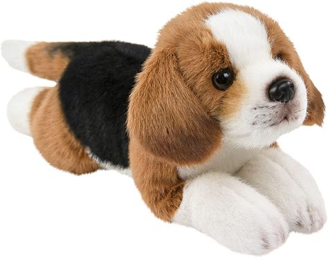 Teddys Rothenburg Beagle Cuddly Toy Dog Lying Down 28 cm Cuddly Toy ...